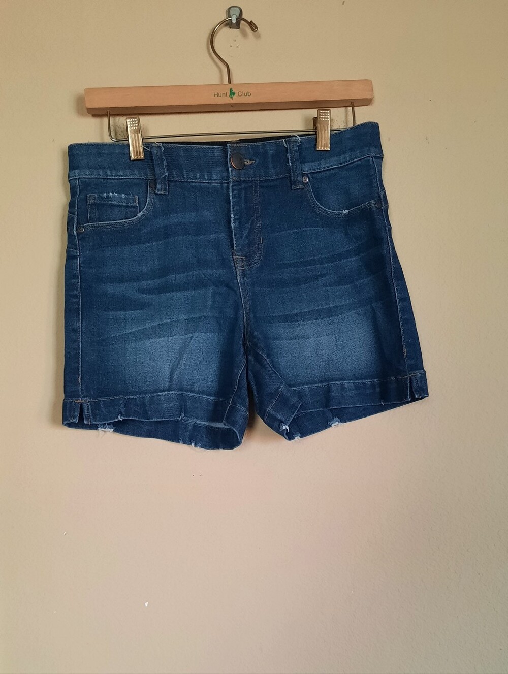 One 5 One Dark Blue Denim Women's Shorts